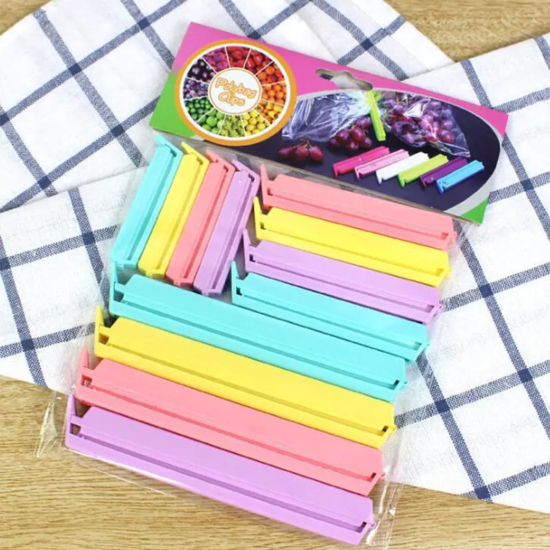 12 Pieces Long Sealing Clips in Three Sizes